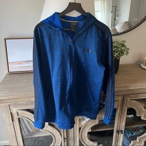 Adidas zip up windbreaker jacket